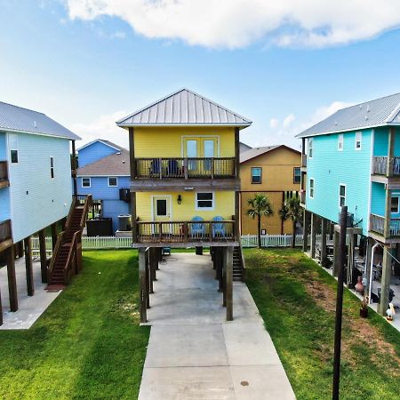 Yellow Beach Haven, Decks, Views, Mere Steps To Sand Galveston Esterno foto